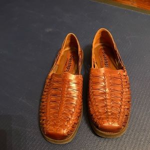 Sunsteps Barclay Men's Hand Woven Leather Huarache Sandal -9.5”